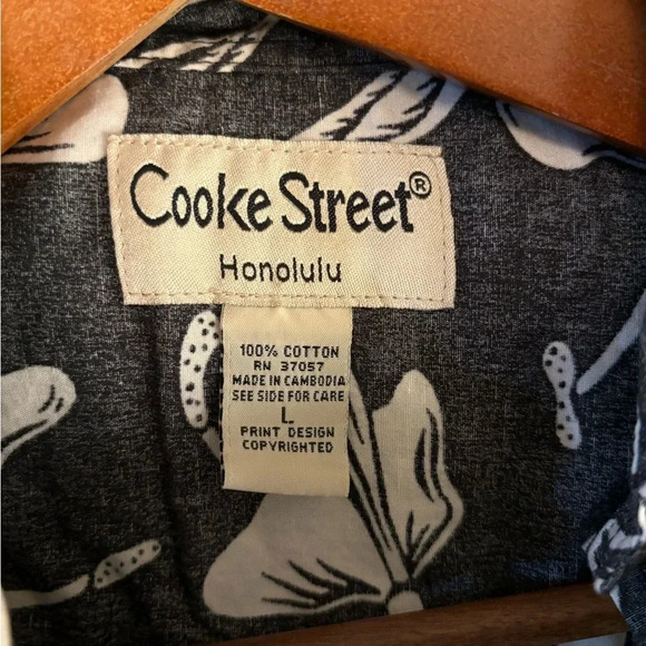 Cooke Street Men’s Size L Button up Hawaiian. Island / Beach / Surf. Aloha - Picture 4 of 6